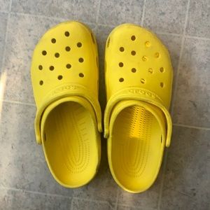 Yellow crocs